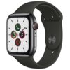 Apple Watch 5 GPS 44mm koperta z aluminium (gwiezdna szarość) + pasek sportowy (czarny)