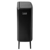 Kosz na śmieci BRABANTIA 130229 Bo Touch Bin Hi 60L Czarny Materiał Tworzywo sztuczne