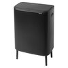 Kosz na śmieci BRABANTIA 130229 Bo Touch Bin Hi 60L Czarny Materiał Stal nierdzewna