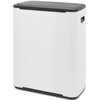 Kosz na śmieci BRABANTIA 221408 Bo Touch Bin 60L Biały Materiał Stal nierdzewna