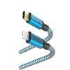 Kabel USB-C - Lightning HAMA Reflected 1.5 m Niebieski Długość [m] 1.5