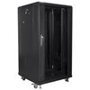 Szafa RACK LANBERG 19" 22U FF01-6622-12B 600 x 600 mm, Stojąca Czarny Standard 19"