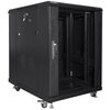Szafa RACK LANBERG 19" 15U FF01-6815-12B 600 x 800 mm, Stojąca Czarny Standard 19"
