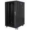 Szafa RACK LANBERG 19" 22U FF01-6822-12B 600 x 800 mm, Stojąca Czarny Wysokość wewnętrzna 22U