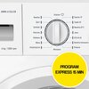 Pralka AMICA AWBI6122LCB 6kg 1200 obr Zużycie energii na 100 cykli 74 kWh = 85.1 zł