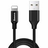 Kabel USB - Lightning BASEUS Yiven 2A 1.8 m Czarny