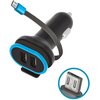 Ładowarka samochodowa FOREVER CC-02 2xUSB 3A z kablem microUSB Kabel na wyposażeniu Tak