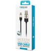 Kabel USB - USB-C FOREVER GSM032575 1m Czarny Długość [m] 1