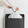 Kosz na śmieci BRABANTIA 223020 Bo Touch Bin 60 L Czarny Materiał Stal nierdzewna