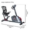 Rower magnetyczny HAMMER Comfort Motion BT Funkcje komputera Spalane kalorie