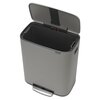 Kosz na śmieci BRABANTIA 211348 Bo Pedal Bin 60L Szary Przeznaczony do Do biura