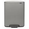 Kosz na śmieci BRABANTIA 211348 Bo Pedal Bin 60L Szary Pojemność [l] 60