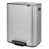 Kosz na śmieci BRABANTIA 211324 Bo Pedal Bin 60L Srebrny