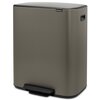 Kosz na śmieci BRABANTIA 211409 Bo Pedal Bin 60L Platynowy Pojemność [l] 60