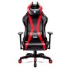 Fotel DIABLO CHAIRS X-Horn Kids (S) Czarno-czerwony Materiał obicia Skóra ekologiczna HDS