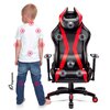Fotel DIABLO CHAIRS X-Horn Kids (S) Czarno-czerwony Dla dzieci Tak