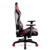 Fotel DIABLO CHAIRS X-Horn (L) Czarno-czerwony Wysokość siedziska [cm] 49 - 58