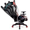 Fotel DIABLO CHAIRS X-Horn 2.0 (L) Czarno-czerwony Regulacja podłokietników Przód - tył