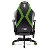 Fotel DIABLO CHAIRS X-Horn (L) Czarno-zielony Rekomendowany wzrost [cm] 150 - 180