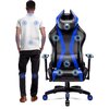 Fotel DIABLO CHAIRS X-Horn 2.0 (L) Czarno-niebieski Regulacja podłokietników Prawo - lewo