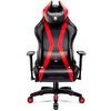 Fotel DIABLO CHAIRS X-Horn (XL) Czarno-czerwony Materiał obicia Skóra ekologiczna HDS