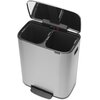 Kosz na śmieci BRABANTIA 211461 Bo Pedal Bin 60L Srebrny Typ Pedałowy