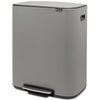 Kosz na śmieci BRABANTIA 211485 Bo Pedal Bin 60L Szary Pojemność [l] 60