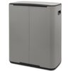 Kosz na śmieci BRABANTIA 211485 Bo Pedal Bin 60L Szary Materiał Tworzywo sztuczne