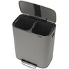 Kosz na śmieci BRABANTIA 211485 Bo Pedal Bin 60L Szary Typ Pedałowy