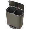 Kosz na śmieci BRABANTIA 21154 Bo Pedal Bin 60L Platynowy Typ Pedałowy