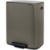 Kosz na śmieci BRABANTIA 21154 Bo Pedal Bin 60L Platynowy Materiał Stal szlachetna