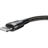 Kabel USB - Lightning BASEUS Cafule 0.5 m Czarno-szary Rodzaj Kabel