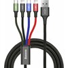 Kabel USB - USB-C/2x Lightning/Micro USB BASEUS 1.2 m