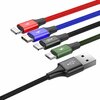 Kabel USB - USB-C/2x Lightning/Micro USB BASEUS 1.2 m Typ USB - Micro USB