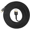 Kabel USB - Lightning BASEUS Cafule 3 m Czarno-złoty