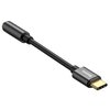Adapter USB Typ-C - Jack 3.5 mm BASEUS Czarny Pozłacane styki Tak