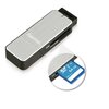 Czytnik Kart HAMA SD/microSD USB 3.0 Srebrny Wysokość [mm] 12