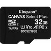 Karta pamięci KINGSTON Canvas Select Plus microSDHC 32GB + Adapter Klasa prędkości Klasa 10