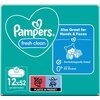 Chusteczki nawilżane PAMPERS Fresh Clean (624 szt.) Informacje dodatkowe Miękkie i delikatne