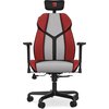 Fotel SPC GEAR EG450 Szaro-czerwony Wysokość siedziska [cm] 40 - 46