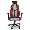 Fotel SPC GEAR EG450 Szaro-czerwony Materiał obicia Siatkowy materiał