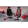 Fotel SPC GEAR EG450 Szaro-czerwony Rekomendowany wzrost [cm] 160 - 185