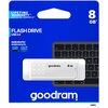 Pendrive GOODRAM UME2 8GB, USB 2.0, Odczyt 20 Mb/s, Zapis 5 Mb/s Biały Kolor Biały