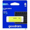 Pendrive GOODRAM UME2 8GB, USB 2.0, Odczyt 20 Mb/s, Zapis 5 Mb/s Żółty Gwarancja Dożywotnia