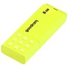 Pendrive GOODRAM UME2 8GB, USB 2.0, Odczyt 20 Mb/s, Zapis 5 Mb/s Żółty Pojemność [GB] 8