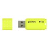 Pendrive GOODRAM UME2 USB 2.0 64GB Żółty Pojemność [GB] 64