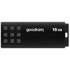 Pendrive GOODRAM UME3 16GB, USB 3.2 Gen. 1 (USB 3.0), Odczyt 60 Mb/s, Zapis 20 Mb/s Czarny