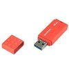 Pendrive GOODRAM UME3 16GB, USB 3.2 Gen. 1 (USB 3.0), Odczyt 60 Mb/s, Zapis 20 Mb/s Pomarańczowy Maksymalna prędkość odczytu [Mb/s] 60