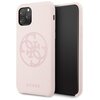 Etui GUESS Silicone 4G Tone On Tone do Apple iPhone 11 Pro Jasnoróżowy