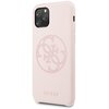 Etui GUESS Silicone 4G Tone On Tone do Apple iPhone 11 Pro Jasnoróżowy Seria telefonu iPhone
